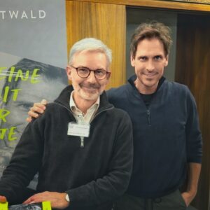 Gregor de Lijzer mit Olympiasieger Felix Gottwald