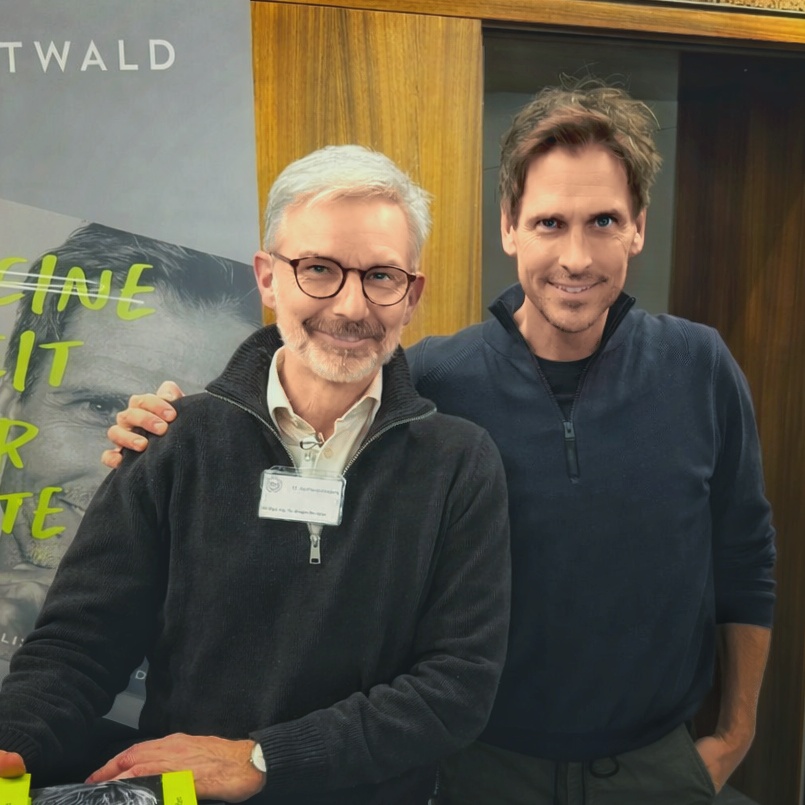 Gregor de Lijzer mit Olympiasieger Felix Gottwald